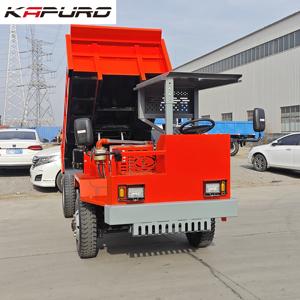 Mini Dumper diesel del camión 4x4 del volquete de la granja del mini volquete del aceite de palma de Kapuro mini volquete - Product Image 3