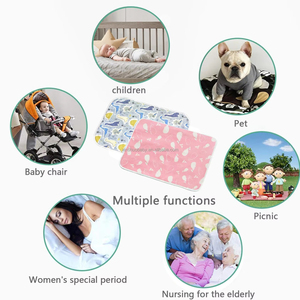 Protège-<span class=keywords><strong>matelas</strong></span> imperméable en coton 80x110cm pour enfants, personnes âgées, post-partum, règles, et animaux domestiques (dessins animés) - 1 <span class=keywords><strong>à</strong></span> 3 ans - Product Image 4