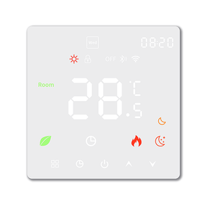 Thermostat intelligent WiFi Tuya pour chauffage au <span class=keywords><strong>sol</strong></span> électrique, écran couleur, régulateur de température pour chaudière à eau/<span class=keywords><strong>gaz</strong></span>, moderne pour hôtels - Product Image 3