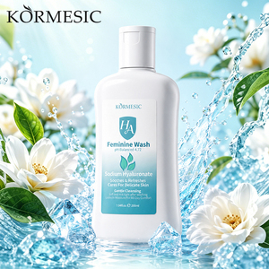 Kormesic - Lavado Íntimo Femenino con Hialuronato de Sodio de 200 ml, Cuidado de la Salud Íntima Femenina, Halal, Natural, Hipoalergénico - Product Image 1