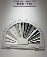 Volets Horizontaux Modernes Personnalisables en PVC – Volets de Plantation Écologiques, Durables et Faciles à Nettoyer pour Cuisine Extérieure