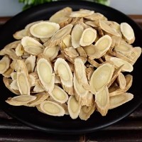 Huaran yasulin Guangxi Cina pemasok grosir bumbu kuning ringan Huang Qi irisan Astragalus Membranaceus kering untuk teh Herbal