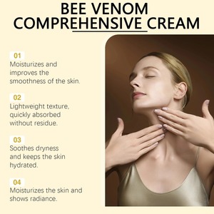 Crema Hidratante para la Piel con Veneno de Abeja, Nutre la Sequedad, Anticelulitis, Reafirmante, Iluminadora, Suavizante, Cuidado Corporal y Facial, 60g, Frasco en Caja - Product Image 2