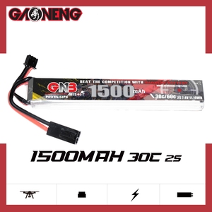 Batería LiPo GNB GAONENG 1500MAH 2S 7.4V 30C 60C RC para Airsoft con Conector Mini Tamiya - Product Image 2