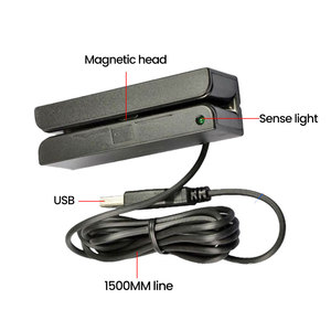 เครื่องอ่านแถบแม่เหล็ก Hico 3 แทร็ก รุ่น <span class=keywords><strong>Mini</strong></span> MSR Long 1500MM Line RS232 MSR600 สีดำ ใช้งานร่วมกับพีซี วัสดุพลาสติก - Product Image 4
