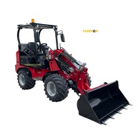 CASEREM TL10 pour mini-chargeuse sur pneus diesel avec système entièrement hydraulique, capacité de la benne de 0,6 m³ pour l'agriculture et la construction