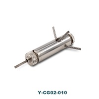 Support de câble en cuivre réglable avec embout en aluminium-zinc pour fixation au plafond, pour câble métallique en acier pour utilisation LED