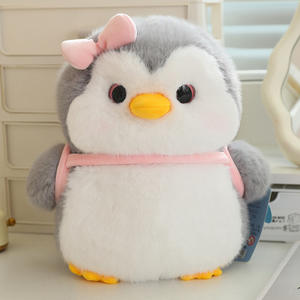 Internet Celebrity Penguin Mochila Nuevo estilo caliente Arco Figura de peluche Muñeca de juguete PP Algodón Relleno 11-30cm Unisex 14 + Venta al por mayor - Product Image 4