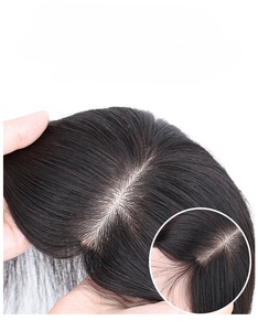 Của phụ nữ tất cả-trong-một kim tóc giả hàng đầu bìa trắng tóc thật đầy đủ cơ thể tóc tóc tăng khối lượng Fluffy traceless tóc-điền toupée - Product Image 5