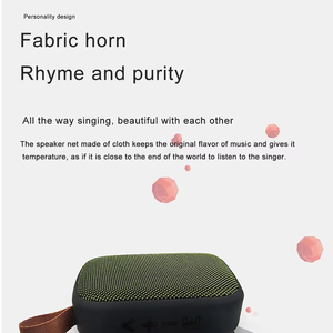 Biểu Tượng Tùy Chỉnh Mới Vải Xách Tay Mini Loa Siêu Trầm Với Không Dây Loa Bt Âm Thanh Sáng Tạo Quà Tặng Ngoài Trời - Product Image 5