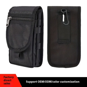 תיק טקטי יוניסקס OEM ו-ODM לטלפון, עמיד למים, ניילון, לטיולים, קמפינג, פאוץ' עם קליפס לכרטיסים ומחזיק טלפון - Product Image 2