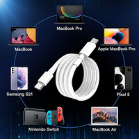 6ft Long Top vente Type C à Type C PD Charge rapide 60W Câbles de données USB Adaptateurs Câbles de téléphone portable
