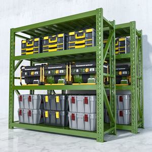 공장 제조 창고 랙 산업용 차고 선반 200KG 스틸 금속 저장 랙 - Product Image 6