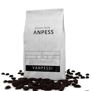 מותאם אישית מודפס שחור צד לעיטור לעמוד כיס ziplock רוכסן שטוח בלוק תחתון קפה אריזת שקיות - Product Image 2