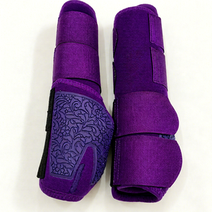Juego de Protectores de Tendones para Caballos, Neopreno Ligero, Personalizable, para Exteriores (Dos Delanteros, Dos Traseros), 1 kg - Product Image 1