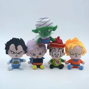 7 Dragon Super Characters Goku Gohan Piccolo Vegeta Plush Toys Claw Machine Pendants Soft Stuffed Dolls Toy Gifts