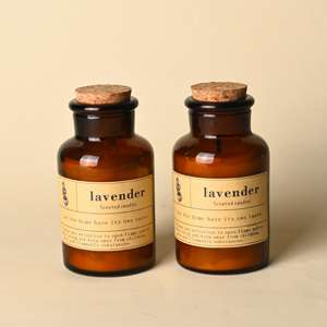 Pot d'apothicaire <span class=keywords><strong>de</strong></span> soulagement du Stress <span class=keywords><strong>de</strong></span> soja <span class=keywords><strong>de</strong></span> marque blanche vintage bouteille <span class=keywords><strong>de</strong></span> Potion <span class=keywords><strong>de</strong></span> lavande tasses en verre bougies parfumées sans fumée <span class=keywords><strong>de</strong></span> cire <span class=keywords><strong>de</strong></span> soja - Product Image 3