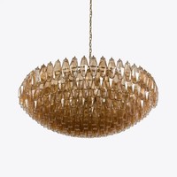 Lampes suspendues en verre, lustres de luxe, luminaires suspendus pour la décoration du salon