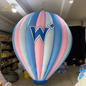 Nouveau design de montgolfière gonflable striée pour la publicité en magasin, les fêtes <span class=keywords><strong>d</strong></span>'anniversaire, la promotion de la marque, l'affichage <span class=keywords><strong>d</strong></span>'activités - Product Image 2