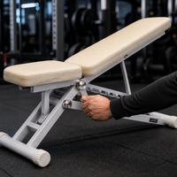 Banc de musculation multifonctionnel en plastique, inclinable et réglable, pour exercices de musculation