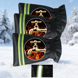 Housse de protection antigel pour robinet Oberwey, noire, 210D, pour extérieur, hiver, isolation - Product Image 3