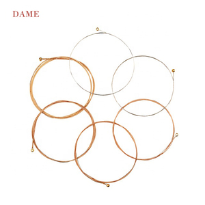 Hot bán biểu tượng tùy chỉnh nhạc cụ phụ kiện thép carbon cao Nano bọc Acoustic <span class=keywords><strong>guitar</strong></span> dây - Product Image 5