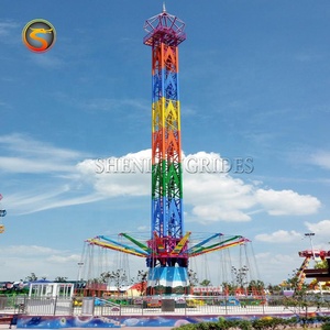 Prix bon marché Free Fall Sky Drop Tower Parc d'attractions Swing Chair Tour volante rotative à vendre - Product Image 4