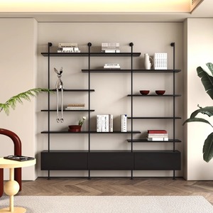 <span class=keywords><strong>Ripiano</strong></span> in ferro regolabile da parete in stile moderno minimalista italiano con 6 ripiani <span class=keywords><strong>mobili</strong></span> da soggiorno - Product Image 2