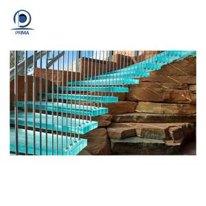 PRIMA <span class=keywords><strong>Escaleras</strong></span> rectas modernas <span class=keywords><strong>para</strong></span> villas Seguro y duradero con opciones personalizadas Barandilla <span class=keywords><strong>de</strong></span> vidrio y escalones Viga recta <span class=keywords><strong>de</strong></span> acero - Product Image 5