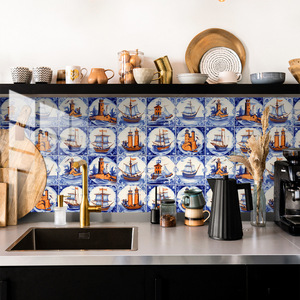 Không thấm nước hiện đại Matte thiết kế phong cách khảm sứ dán tường gạch trang trí nội thất cho phòng tắm và nhà bếp - Product Image 2