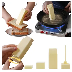 Hot New Butter Spreader Stick Butter Esparcidor vertical giratorio Accesorios de cocina Caja de almacenamiento de mantequilla Almacenamiento