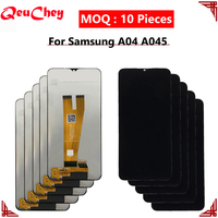 MOQ : 10 pièces en gros pour Samsung Galaxy A04 A045 A045F A045M A045F/DS Écran LCD tactile complet sans / avec cadre