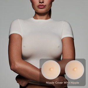 Yeni trendler seksi süsleyin meme Pasties Intimates aksesuarları yapıştırıcı kullanımlık simülasyon silikon meme kapağı - Product Image 1