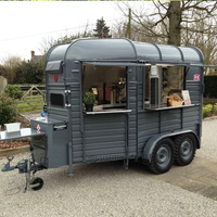 Nouvelle conception de restaurant mobile, kiosque de restauration rapide, stand de hot-dogs, glaces, snacks, café, camion de nourriture, remorque