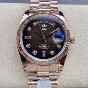 Drioshipping Montre mécanique automatique de luxe de haute qualité à calendrier en acier inoxydable de 40mm pour hommes avec fonction étanche - Product Image 1