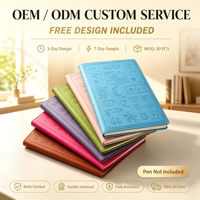 Carnets haut de gamme en promotion directe usine, avec diverses couleurs de couverture et logos personnalisables, carnets A5 à motifs de dessins animés