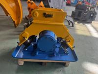 Plaque compacteuse hydraulique professionnelle RIBETTER pour excavatrice avec moteur pour Komatsu/Kubota 3-35 tonnes, homologuée CE