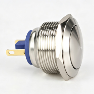 Botón pulsador metálico con cierre de 12mm, 16mm, 19mm, 22mm, 25mm, IP65, para pulverización de pintura - Product Image 3