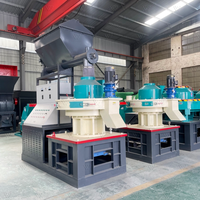 Moulin à granulés de bois automatique pour la biomasse de sciure de bois à moteur diesel ligne complète machine de fabrication de granulés de bois à filière plate