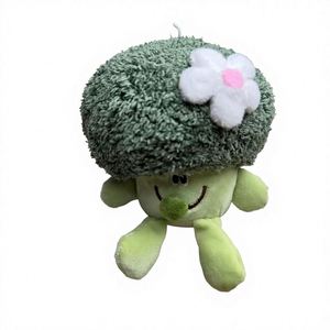 Internet-famous Creative Broccoli Plush Toy <b>Small</b> <b>Ornament</b> Keychain Vegetable Plush Doll Claw Machine Toy Gift 15cm - Product Image 4