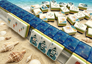 Set di Mahjong Americano Ecologico in Acrilico, 4 Strati Incisi, Set di Lusso da 160 Tessere, 10 Joker/6 Tessere Vuote per <span class=keywords><strong>Gioco</strong></span> <span class=keywords><strong>d</strong></span>'<span class=keywords><strong>Azzardo</strong></span> - Product Image 2