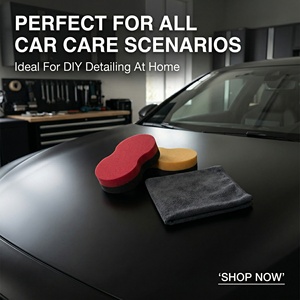 YS-H007 Spugna Applicatrice Cera <span class=keywords><strong>Auto</strong></span> a Forma di 8, Tampone Lucidante in Schiuma ad Alta Densità per Dettagli <span class=keywords><strong>Auto</strong></span>, Pulizia Interni e Pneumatici, Facile da Usare - Product Image 3