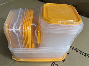 ชุดกล่องเก็บอาหารในครัว 17 ชิ้น/ชุด สำหรับเก็บธัญพืช ถั่ว อาหารสด กล่องเก็บอาหารในตู้เย็น กล่องถนอมอาหารแบบปิดผนึก - Product Image 6