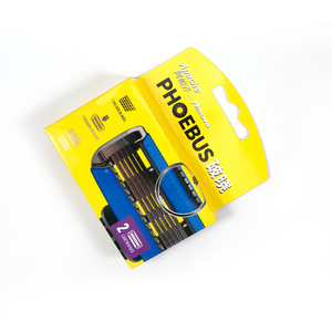 Apache <span class=keywords><strong>Phoebus</strong></span> 5 + 1 Lames 2 Catridges Recharge Rasoir en Acier Inoxydable Balde 3 Balde - Product Image 1