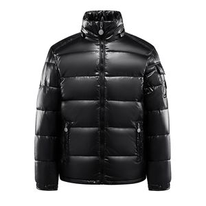 OEM High Quality Canvas Stand Collar Men's Down <strong>Jacket</strong> <strong>1000</strong> Filling Windproof Warm Thick Winter - Product Image 1