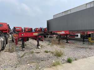 Fengniao - Semirremolque de Chasis de Hierro para Transporte de Contenedores de 20 Pies y 40 Pies, 2/3 Ejes, con Capacidad de Carga de 25001-30000 kg, Nuevo, a Buen Precio - Product Image 4