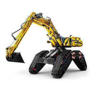 MOULD <span class=keywords><strong>KING</strong></span> 17018 Camion excavateur motorisé Jouets APP RC Ensemble de blocs Excavateur tout-terrain 2237PCS Briques Cadeaux de Noël pour garçons - Product Image 1
