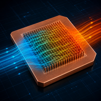 Pelat Dingin Tembaga CNC Kustom dengan Sirip Pin dan Saluran Mikro untuk Pendingin Cair CPU, GPU, dan IGBT