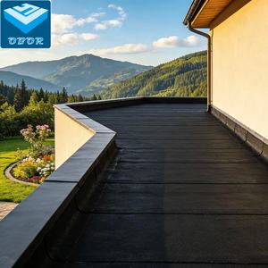 Membrane d'étanchéité en PVC, <span class=keywords><strong>EPDM</strong></span>, TPO de 1,0 mm, 1,5 mm, 2,0 mm, anti-fuite, pour piscine, étang, toit, <span class=keywords><strong>terrasse</strong></span> - Product Image 3