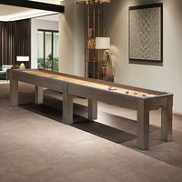 Table de shuffleboard professionnelle haut de gamme en bois massif sur mesure 9 pieds/12 pieds/14 pieds/16 pieds